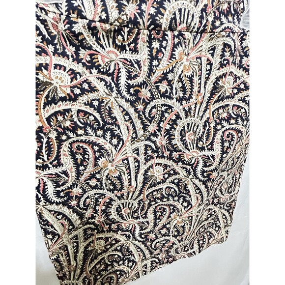 J. Crew Womens 0 Number‎ 2 Pencil Paisley Knee High Skirt - Picture 6 of 9